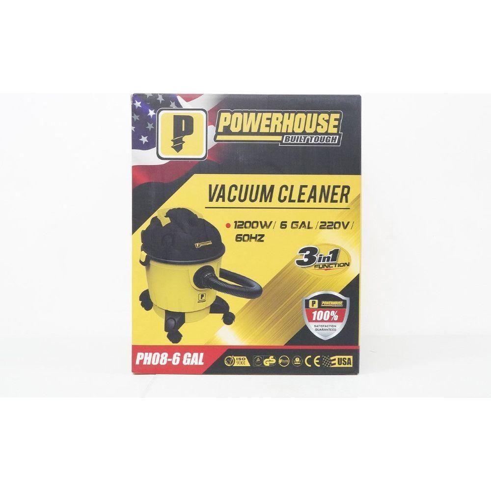 Powerhouse PH08-6 GAL Wet & Dry Vacuum Cleaner | Powerhouse by KHM Megatools Corp. Powerhouse PH08-6 GAL Wet & Dry Vacuum Cleaner | Powerhouse by KHM Megatools Corp.